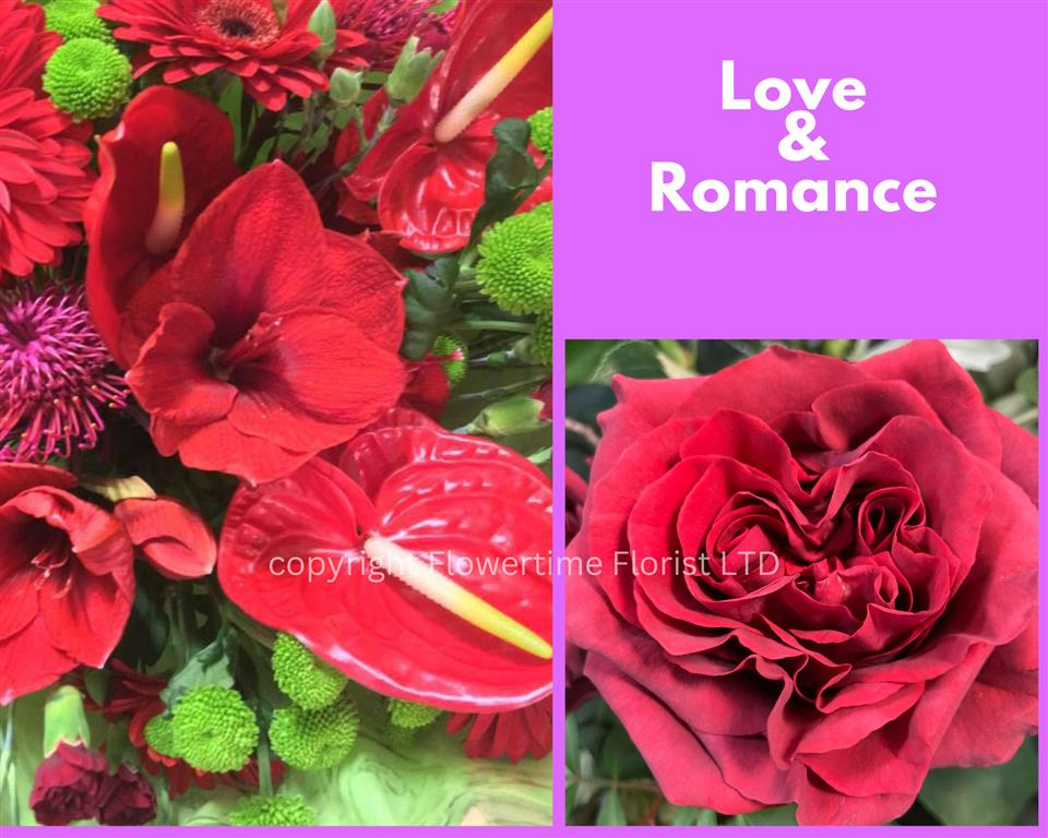 Love flowers delivered around Cornwall